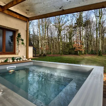 别墅 Crazy Ecottay 61 - Heated Pool & Sauna - 2h From Paris - 30p La Loupe