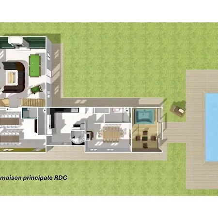 Crazy Ecottay 61 - Heated Pool & Sauna - 2h From Paris - 30p * Neuilly-sur-Eure