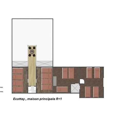 Crazy Ecottay 61 - Heated Pool & Sauna - 2h From Paris - 30p Villa