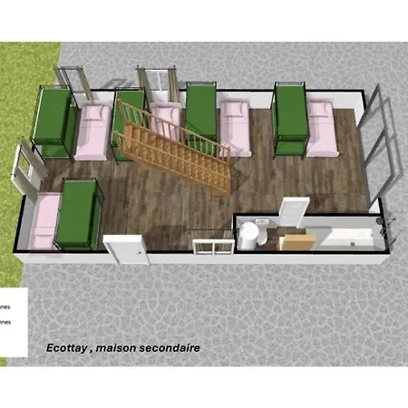 Crazy Ecottay 61 - Heated Pool & Sauna - 2h From Paris - 30p Villa